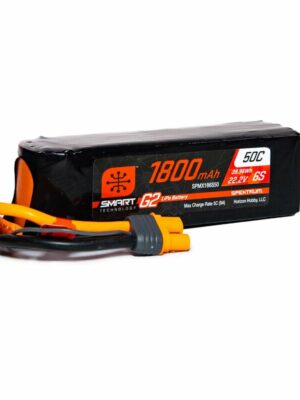 22.2V 1800mAh 6S 50C Smart G2 LiPo Battery: IC3