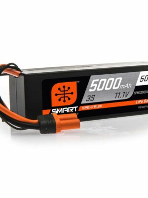 In Stock 11.1V 5000mAh 3S 50C Smart Hardcase LiPo Battery: IC5