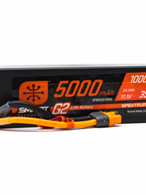 11.1V 5000mAh 3S 100C Smart G2 Hardcase LiPo Battery: IC3